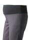 Grey Over Bump Plus Size Maternity Trousers